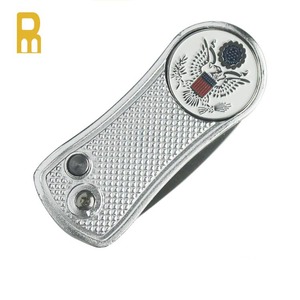 Màu xanh lá cây bạn thân <span class=keywords><strong>switchblade</strong></span> hành động <span class=keywords><strong>divot</strong></span> công cụ sửa chữa/Câu lạc bộ Prop/ Cleaner với từ bóng đánh dấu - Product Image 3