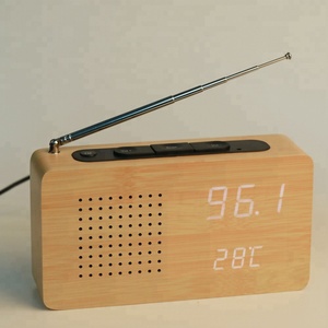 Réveil intelligent en bois, avec <span class=keywords><strong>RADIO</strong></span> FM, offre spéciale, ET566, ET525 - Product Image 2