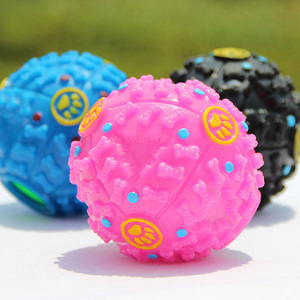 Palla Squeaky per Cani in Plastica e Gomma Ecologica, Giocattolo per Allenamento IQ, Masticazione Dentale, Alimentazione Lenta, Elimina la Noia - Product Image 1