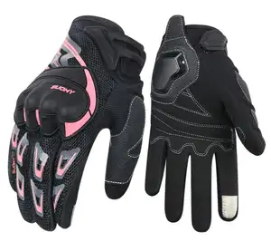 Guantes de verano para motocicleta, protección para las cuatro estaciones, malla transpirable, anticaída, para carreras todoterreno, gran oferta