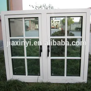 De aluminio de calidad de celosía puertas y ventanas promociones