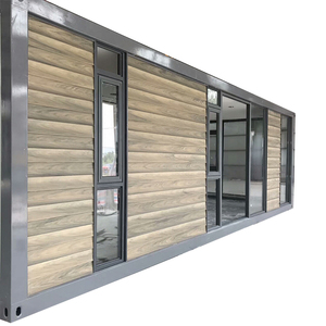 Casas prefabricadas modulares con marco de metal, contenedor de envío, casa aislada de techo plano gable prefabricada para Dubái - Product Image 3