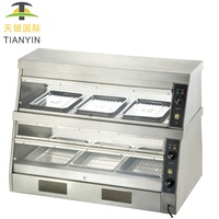 Électrique Commercial Traiteur Buffet Équipement Bain Marie Chauffe-Plats avec Couvercle