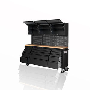 Armoire à outils en métal pour garage d'atelier avec poignée et roulettes Chariot de rangement en métal OEM personnalisable/chariot à outils - Product Image 3