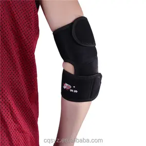 Suporte de braço para cotovelo de tênis, cor preta, cotonete de ciclismo articulado de neoprene ajustável, fabricante chinês