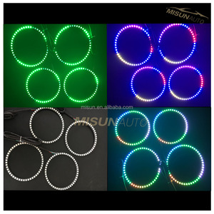 80mm coche llevó al por mayor iluminación círculo completo perseguir halos - Product Image 1
