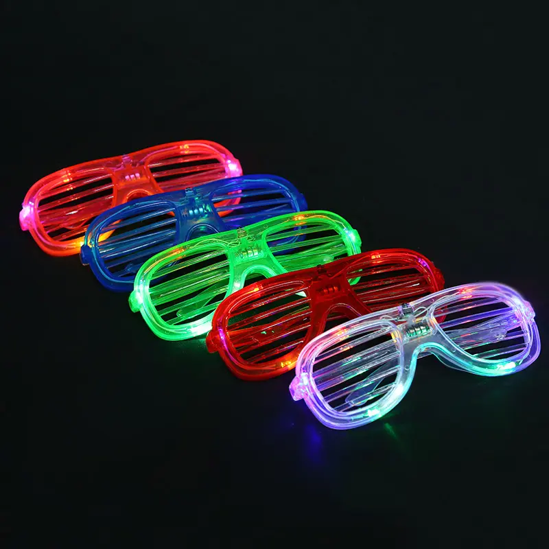 Cool night time event glow party favors flashing LED lights glasses