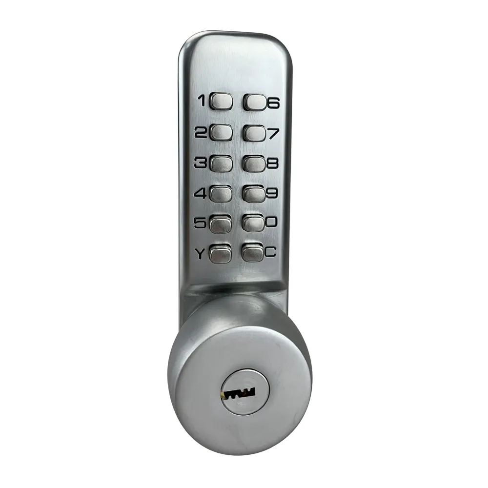 YOHEEN An Ninh Cơ Khí Hình Ống Pin Keyless Kỹ Thuật Số Deadbolt Push Button Bàn Phím Mã Khóa Cửa