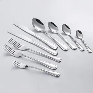 Hộ Gia Đình Thanh Lịch Bạc Thép Không Gỉ Dao Kéo Tập/Flatware Set