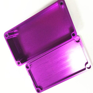 Aangepaste Kleurrijke Anodiseren Aluminium Doos Cnc Bewerking Custom Aluminium Cnc Freeskast Kleine Aluminium Doos