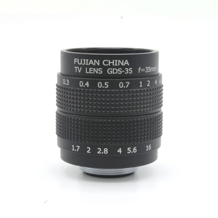 Fujian TV Lens 35mm F1.7 Manual Focus CCTV Lens for Olympus