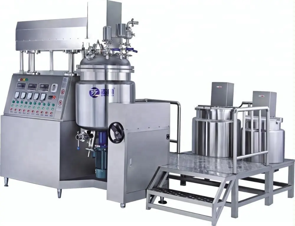 ZT 200L cosmetics product line hydraulic lifting emulsifying machine