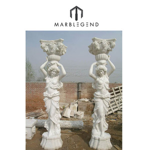 Roman <strong>limestone</strong> <strong>column</strong> pillars <strong>column</strong> gazebos marble gazebo statue burnishing pillars solid pfm support oem customized - Product Image 4