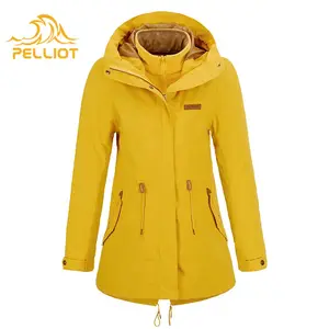 पेलिट 3 में 1 ऊन अस्तर कपड़े निर्माता कस्टम लंबी पैदल पैदल यात्रा करने वाले शीतकालीन आउटडोर वाटरप्रूफ जैकेट