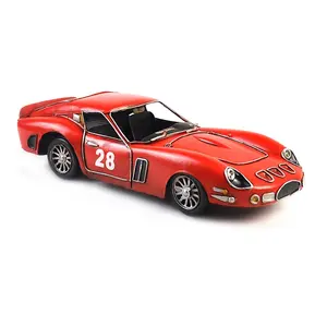 1962 Jahr 1:18-Scale Metal Sports Racing Hochwertiges Vintage-Automodell Handgemachtes antikes Spielzeug auto für Dekor Weihnachts kinder geschenk