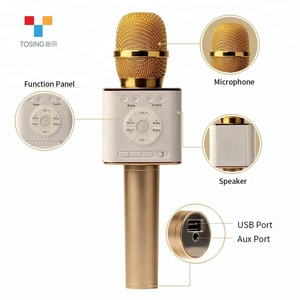 Condensador <span class=keywords><strong>en</strong></span> el escenario micrófono de PC para Home Entertainment/<span class=keywords><strong>Karaoke</strong></span>/grabación/bar Net radiodifusión - Product Image 5