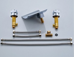 Robinets de <span class=keywords><strong>baignoire</strong></span> en laiton à montage mural, pièces, Style cascade - Product Image 5