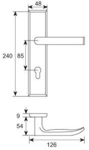 Acier inoxydable 5 v dc koweït mécanique serrure de porte - Product Image 6