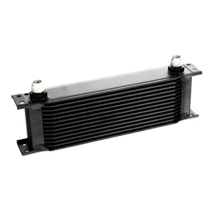 Car Racing Aluminum Universal platte und fin 19 Row Transmission Oil Cooler