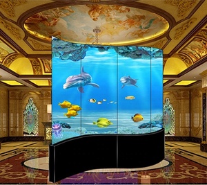 Panneau Lcd FHD 4k 55 pouces ultra mince lunette 3.5mm Flexible incurvé Oled écran publicitaire mur vidéo - Product Image 4