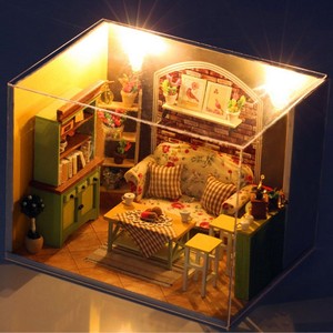 Main légende de la mer d'un bleu dollhouse led maison de poupée - Product Image 2