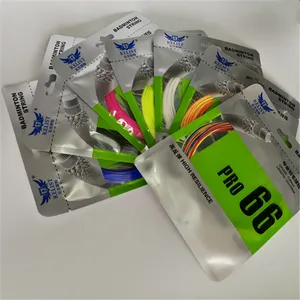 Accept OEM high quality best price brand string badminton 0.66 mm quality same as the famous brand