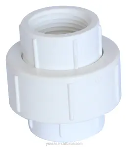 2016 white color BS 4346 pvc fitting pvc union joint for water supply pvc female threaded union