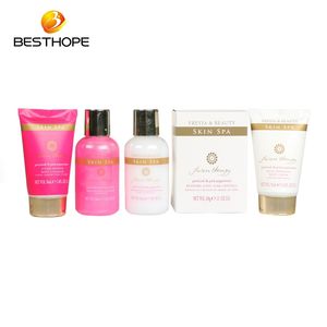 Usine en gros de bonne qualité luxe lotion pour le corps gel douche bain aromatique cadeau ensemble dans une boîte en pvc - Product Image 4