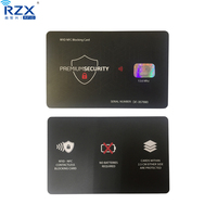 1K PVC NFC 13,56 MHz RFID-Blockierender Kreditkartenschutz mit Chip Anti-Scan-Signal Plastikkarte