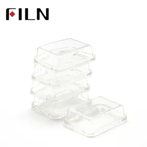 Filn 10Pcs 15X21Mm KCD1 Serie Tuimelschakelaar Waterdichte Hoes Transparantie Stof Schakelaar Cover