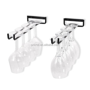 Juego <span class=keywords><strong>de</strong></span> 4 soportes <span class=keywords><strong>de</strong></span> hierro forjado <span class=keywords><strong>para</strong></span> copa <span class=keywords><strong>de</strong></span> <span class=keywords><strong>vino</strong></span>, <span class=keywords><strong>estante</strong></span> <span class=keywords><strong>colgante</strong></span> montado en la pared - Product Image 4