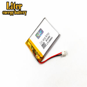 Plug <span class=keywords><strong>2</strong></span>,5-<span class=keywords><strong>2</strong></span> P 653953 654055 1500 mAh 3,7 v rechargeable lipo battery solar Battery battery bag battery li-ion lithium polymer battery with PCM - Product Image 2