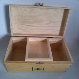 China <strong>Wooden</strong> First Aid Kit <strong>Tool</strong> Packing <strong>Box</strong> - Product Image 2