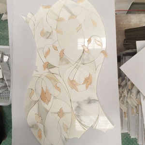 Giá Đá Cẩm Thạch Vàng Calamatta Phù Hợp, Khảm Tia Nước Vỏ Cho Gạch Lát Tường - Product Image 5