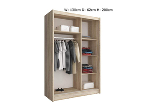 Hot <strong>Sales</strong> Wooden <strong>Mirrored</strong> <strong>Wardrobe</strong> Used in Bedroom - Product Image 4