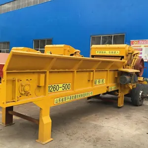 biomass wood forest horizontal grinder and wood chipper