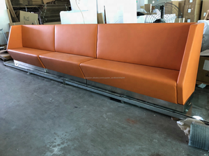 Muebles de <span class=keywords><strong>restaurante</strong></span> cafetería/cena cabinas sofá asiento con SS piernas americano retro <span class=keywords><strong>restaurante</strong></span> - Product Image 6