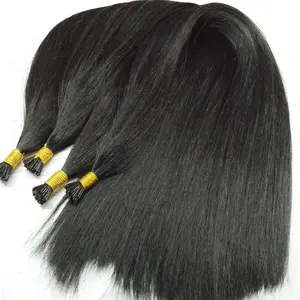 Оптовая продажа, высокое качество, Y/K/U/V/I наконечник, предварительно склеенные волосы для наращивания, супер двойные вытянуты человеческие волосы