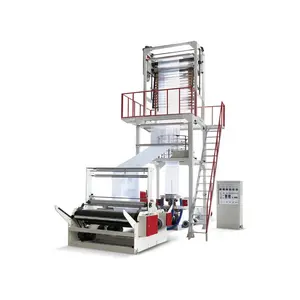 Plastic Film Extruder High Output PE HDPE LDPE Plastic Film Extruder Machine Pe Film Blowing Machine Plastic Bag Making Machine Production Line