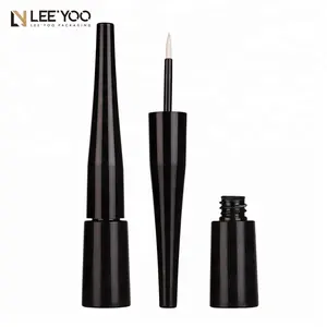 빛나는 까만 메이크업 빈 eyeliner 병 플라스틱 액체 eyeliner 관 화장품 포장 관