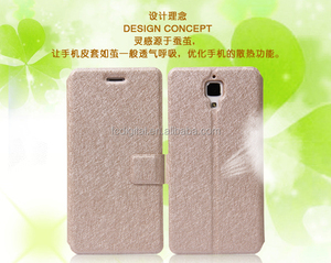 Moins cher Coloré Soie Flip cas pour Xiaomi Mobile téléphone <span class=keywords><strong>Mi</strong></span> 5 Mi5 - Product Image 3