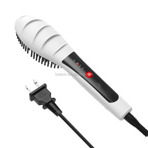 Expédition rapide électrique Magique brosse à vapeur styler cheveux redresseur Numérique Défrisage peigne avec Lcd dispaly - Product Image 2