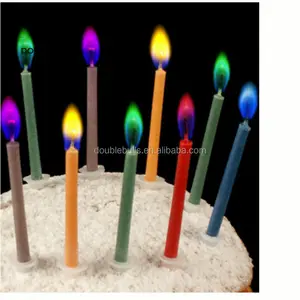 Lilin Selamat Ulang Tahun Kreatif, Festival Pesta, Lilin Api Warna-warni