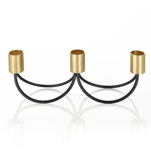 Nordic high quality iron votive tealight candle holder for home decoration iron craft supplier in Ningbo