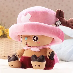 Muñeco de peluche de 20CM con Logo personalizado, almohada de juguete de <span class=keywords><strong>Anime</strong></span>, la misma muñeca de El Rey pirata - Product Image 1