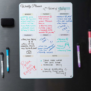 <span class=keywords><strong>Calendrier</strong></span> <span class=keywords><strong>familial</strong></span> personnalisé <span class=keywords><strong>2023</strong></span> tableau magnétique planificateur effaçable à sec pour réfrigérateur - Product Image 5