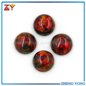 80% de <span class=keywords><strong>silice</strong></span> et 20% résine synthétique <span class=keywords><strong>opale</strong></span> perles / cabochon rond <span class=keywords><strong>opale</strong></span> - Product Image 1
