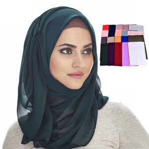 Lady Sjaal Chiffon Stof Hot Arabische Sjaal Groothandel Chinese Vrouwen Shemag Hijaabs Lente Gratis Monster. Runmeifa Sjaal Fabricage - Product Image 1