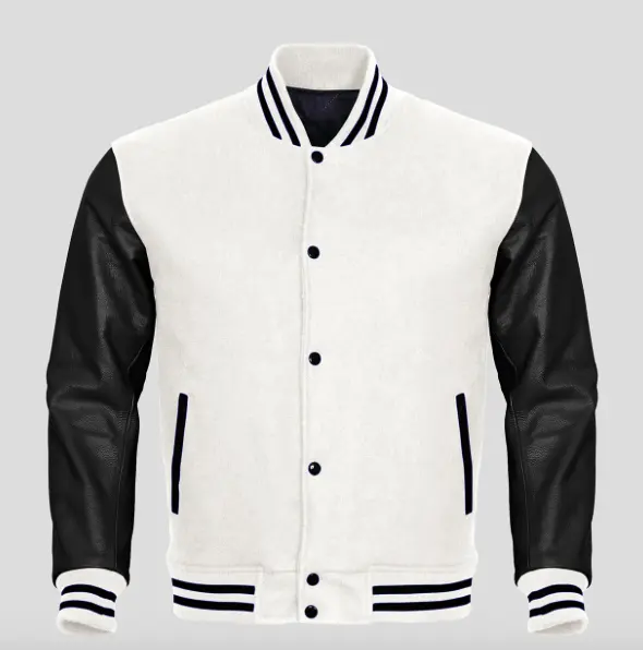 Custom Made Mens Varsities Jassen Letterman Baseball Jacket Voor Mannen Custom Made Leeg