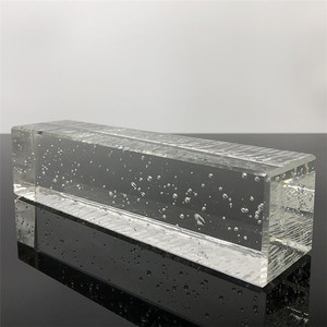 Bloque <span class=keywords><strong>de</strong></span> <span class=keywords><strong>vidrio</strong></span> <span class=keywords><strong>de</strong></span> construcción sólida con burbujas, <span class=keywords><strong>ladrillos</strong></span> <span class=keywords><strong>de</strong></span> <span class=keywords><strong>vidrio</strong></span> suministrados por la fábrica para la decoración del hogar - Product Image 3